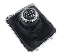 Pomello Cambio Fit Use For VW Passat B6 2005-2011 5/6 Speed Car Styling Accessori Leva del pomello del cambio Stick Ghetta Boot Cover Collare for Volkswagen Pomelli Leva Cambio Per Auto(6 Speed)