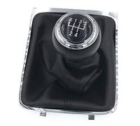Pomello Cambio Fit Use For VW Passat B6 2005-2011 5/6 Speed Car Styling Accessori Leva del pomello del cambio Stick Ghetta Boot Cover Collare for Volkswagen Pomelli Leva Cambio Per Auto(5 Speed)