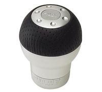 Pomello cambio lega alluminio e pelle GT nero