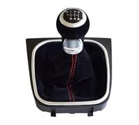 Pomello Cambio Leva Per VW Per G&olf 5 Per G&olf 6 MK5 MK6 R32 Per GTI 2004-2009 Pomello Cambio In Pelle A 5 E 6 Velocità Cuffia Completa Manuale