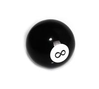 Pomello Cambio Manopola Black 8 Ball Gear/Short Shifter Knob For Auto Universale Acrilico Nero Palla Per