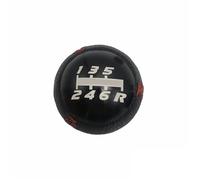 Pomello Cambio Manuale Per Auto In Alluminio A 5/6 Velocità, Leva Del Cambio, Sfera Rossa Nera Universale Adatta Per Civic Fit Accord(Black 6-speed)