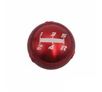 Pomello Cambio Manuale Per Auto In Alluminio A 5/6 Velocità, Leva Del Cambio, Sfera Rossa Nera Universale Adatta Per Civic Fit Accord(Red 5-speed)