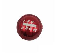 Pomello Cambio Manuale Per Auto In Alluminio A 5/6 Velocità, Leva Del Cambio, Sfera Rossa Nera Universale Adatta Per Civic Fit Accord(Red 6-speed)