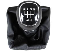POMELLO CAMBIO NERO + SOFFIETTO CON CORNICE 5 MARCE PER SKODA OCTAVIA III 2012-