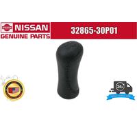 Pomello cambio Nissan 300ZX Fairlady Z Z32 90-96 vera pelle nera 32865-30P01