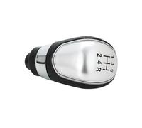 Pomello Cambio Per Fiesta MK7 2008-2013 Per Focus MK2 FL 2008-2011 Per C-Max Pomello Cambio Auto Leva Cambio Testa Maniglia 5 6 Velocità Cuffia Leva Cambio(Silver 5 thread)