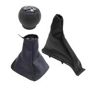 Pomello Cambio Per O&pel Per Astra F 1991-1998 Pomello Del Cambio Manuale A 5 Marce Leva Penna A Sfera Cuffia Copri Collare Impugnature Freno A Mano(Set)