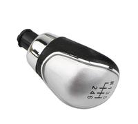 Pomello Cambio Pomello del cambio a 5/6 velocità per auto per Ford per Focus MK2 MK3 per Fiesta MK7 C-max B-max per Mondeo MK4 Kuga per Transit per Galaxy Car-styling(6speed silver)