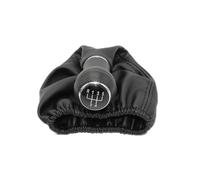 Pomello Cambio Pomello Del Cambio In Pelle A 5 Marce Per Lupo 6X1 Polo 6N 6N2 Dal 1995 Al 2002 Accessori Per Auto Tappo Copri Pomello(Black)