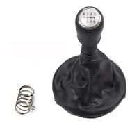 Pomello Cambio Pomello Del Cambio Manuale Per Transporter T5 T5.1 Per GP T6 Con Cuffia 5-6 Marce ABS Accessori Cuffia Leva Cambio(6 Speed-Silver)
