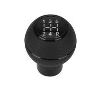 Pomello Cambio Pomello Del Cambio Per Universal 5 Speed Miglioramento | Universale,Nero/Rosso/Blu/Argento,Pelle/Alluminio,Vestibilità di Precisione(Black)