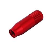 Pomello Cambio Pomello Del Cambio Universale In Alluminio Per Auto, Da 8,5 Cm, Con Leva Del Cambio Manuale Tappo Copri Pomello(Red)