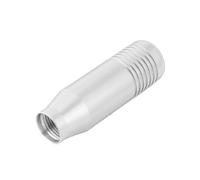 Pomello Cambio Pomello Del Cambio Universale In Alluminio Per Auto, Da 8,5 Cm, Con Leva Del Cambio Manuale Tappo Copri Pomello(Silver)