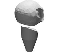 Pomello Cambio Teschio per Logitech G29 G920 Volante Shifter Stampato 3D