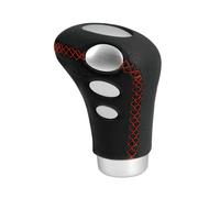 Pomello cambio universale Cobra 1 in pelle con cuciture rosse