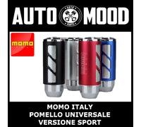 POMELLO CAMBIO UNIVERSALE MANUALE SPORT MOMO Gear Shift Knob Gearshift BLACK