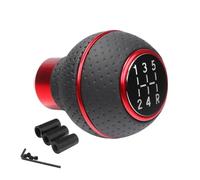 Pomello Cambio Universale Per Auto A 5 Velocità Per Manuale Pomello Per Auto Con Base In Alluminio E Pu. Sintonizzazione Della Leva 1PC(5 speed red ring)