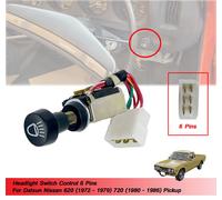 Pomello comando interruttore faro 6 pin adatto a Datsun Nissan 620 720 1972...