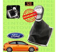POMELLO + CUFFIA CAMBIO MARCE FORD FOCUS II - 5 MARCE - GRIGIO E NERO