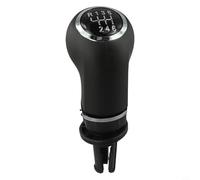 Pomello del cambio 5/6 marce, colore nero e argento, per Opel Corsa D 2006-2014 e Adam 2012-2019, ricambio per leva del cambio (6speed)
