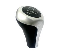 Pomello Del Cambio 5/6 Velocità Leva Del Cambio Stick Pallamano | Compatibile Con BMW E53 E60 E87 E46 E34 E32 E90 X1 X3 X5 1 3 Serie(Matt Silver,5 Speed)