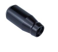 Pomello del cambio, 7,8 cm, pomello per cambio manuale, universale, in alluminio, esteso, pomello del cambio (blu) (nero)