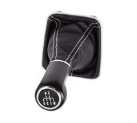 Pomello del cambio a 5/6 velocità, in pelle PU, accessorio interno di ricambio per Opel Zafira B 2005-2010, elegante maniglia del cambio per un controllo regolare della trasmissione manuale (5