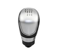 Pomello Del Cambio A 5/6 Velocità Per Ford Fiesta MK7 2008-2013 Per Focus MK2/FL 2008-2011 Leva Del Cambio Manuale Ricambi auto(6 speed silver)