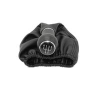 Pomello Del Cambio A 5 Marce Con Cuffia In Pelle Per VW Per Polo CLASSIC 6N 6N2 Per Lupo Per Caddy 1995-2006(All black)