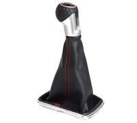 Pomello del cambio a 5 marce di ricambio adatto per Golf 4 per Bora 2003-2006 testa a sfera con parti del corpo del bagagliaio (bianco) (rosso)