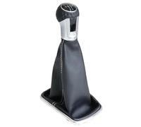 Pomello del cambio a 5 marce di ricambio adatto per Golf 4 per Bora 2003-2006 testa a sfera con parti del corpo del bagagliaio (bianco)