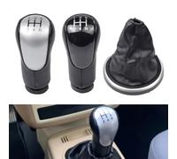 Pomello del cambio a 5 velocità, compatibile con Ford Fiesta, Fusion, Transit Connect dal 2002 in poi, l'ABS fornisce una vestibilità e un controllo precisi (pallamano + copertura grigia)