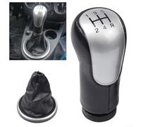 Pomello del cambio a 5 velocità per Ford Fiesta, Fusion, Transit Connect dal 2002 in poi, struttura in plastica ABS, progettato per adattarsi e maneggevolezza precise (pallamano + copertura grigia)