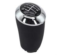 Pomello del cambio a 56 velocità per Mazda 3 BL 5 per CR CW 6 II per GH CX7 ER, in pelle PU nera con nucleo in ABS, montaggio specifico per veicolo (6 velocità)