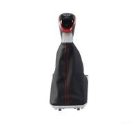Pomello del cambio a 6 marce rosso per Golf 7 2013-2018 a 6 marce | Progettato per trasmissioni manuali a 5 o 6 marce, garantisce un cambio di marcia fluido e preciso (5SPEED)