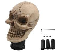 Pomello del cambio a forma di teschio, in resina, manuale, automatico, design accattivante, decorazione per interni 'auto, universale, per berlina, camion, minivan, taxi, viaggi, viaggi su strada