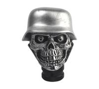 Pomello del cambio a forma di teschio in silicone antiscivolo | Auto Stick Shifter Handle Skull Head Resina Universale Misura per la Decorazione Interni del Veicolo Accessori Interni Auto