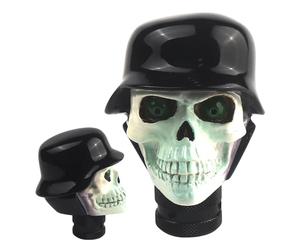 Pomello del cambio a forma di teschio in silicone antiscivolo | Auto Stick Shifter Handle Skull Head Resina Universale Misura per la Decorazione Interni del Veicolo Accessori Interni Auto