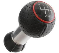 Pomello del cambio Audi A3 8L 96-03 NERO + ANELLO ROSSO 6 MARCE