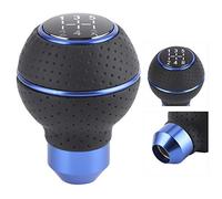 Pomello del Cambio Automatico della Leva del Cambio, Leva della Maniglia della Testa della Manopola del Cambio Dell'auto Pomello del Cambio a 5 Marce Stick in Lega di Alluminio e Accessorio(B (blu))