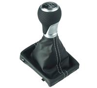 Pomello Del Cambio Cuffia Pas.für Audi A4 S4 B8 A5 Q5 8R Cucitura Bianco Sr 6G