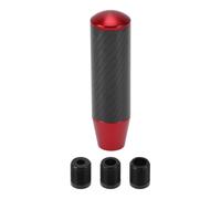 Pomello del cambio da 13 cm con 3 adattatori in lega di alluminio rosso 1 set