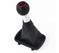 Pomello del cambio dell'automobile Leva Gaiter Boot Copertura Linea Rosso Pelle per Audi A3 S3 8L 2001 2002 2003 Accessori Decorazione