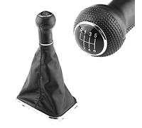 Pomello del cambio ghetta Boot, 6 velocità nero pomello del cambio auto Stick Gaiter Boot Frame Kit adatto per Bora MK4 1998-2007