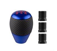 Pomello del cambio in alluminio, confezione da 1 con 3 adattatori, compatibile con cambio manuale e automatico, sostituzione rapida, elegante aggiornamento per interni dell'auto per gli appassionati