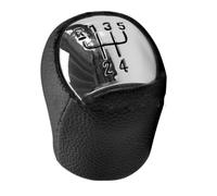 Pomello del cambio in argento brillante per leva del cambio in plastica che migliora il piacere di guida senza sforzo con il suo design (nero)