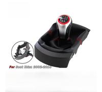 Pomello Del Cambio In Pelle Car-Styling A 5 Velocità Per Seat Ibiza Nuovo