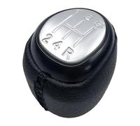 Pomello Del Cambio In Pelle Ghetta Boot Cover Custodia Leva Per SAAB 93 9-3 SS 2003-2012 5/6 Velocità Pomelli Leva Cambio Auto(5 Speed Silver)