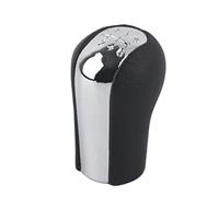 KIMISS Pomello del cambio, PVC pomello leva cambio a 6 marce per auto pomello cambio per Verso AVENSIS Vitz(nero e argento)